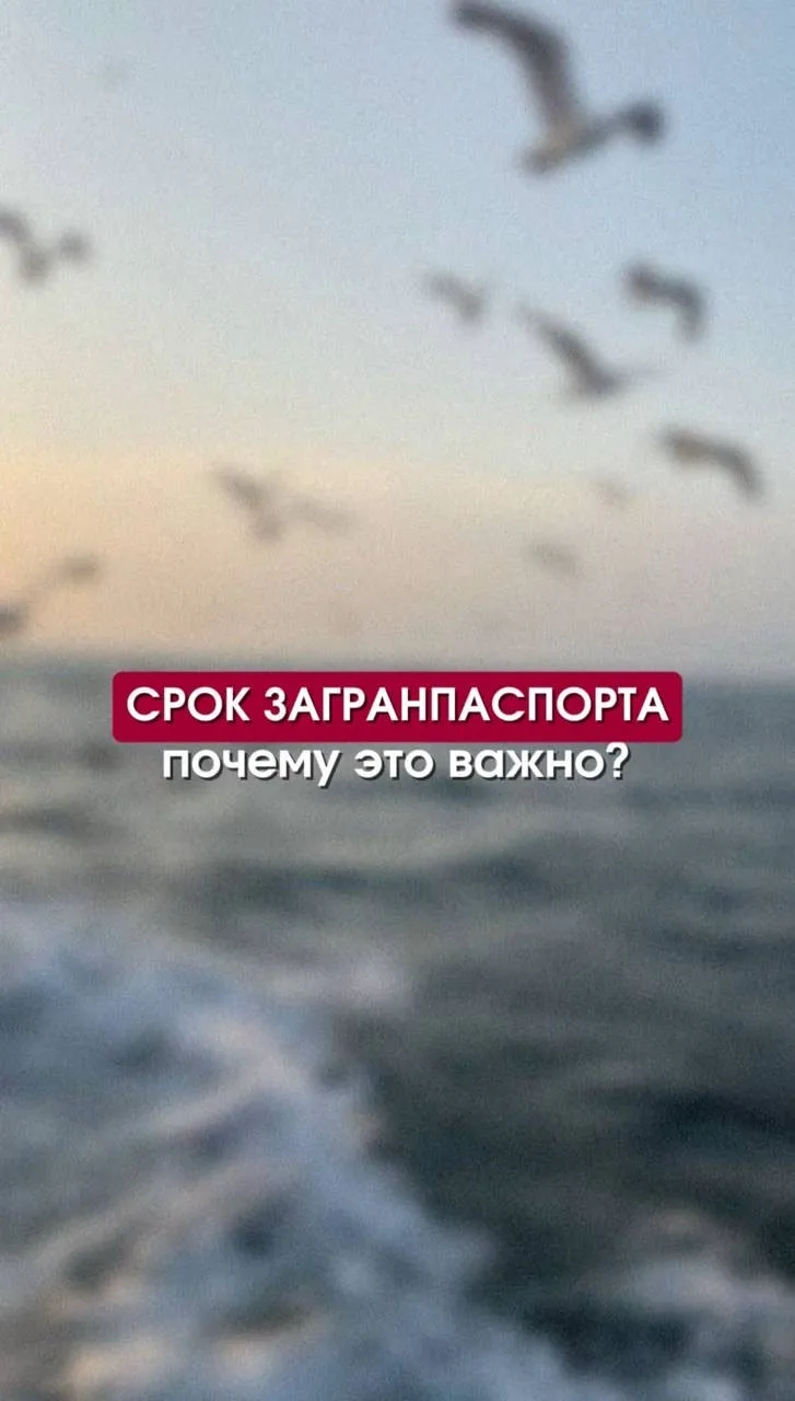 Ваш загранпаспорт может стать причиной отмены отпуска✈️🌟