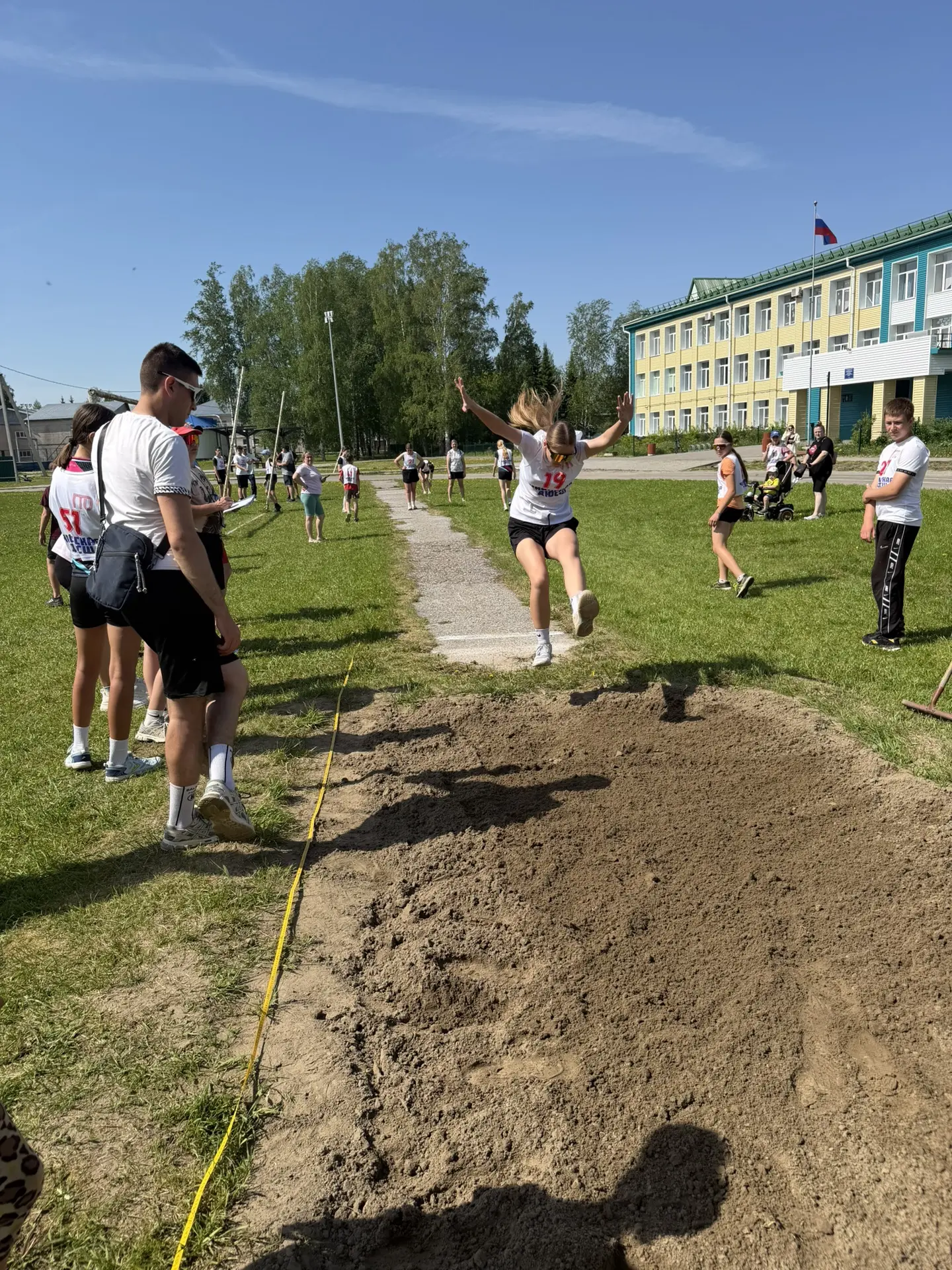 💫 Сегодня на стадионе Подгорнской школы прошли соревнования «Личное первенство школьников района по