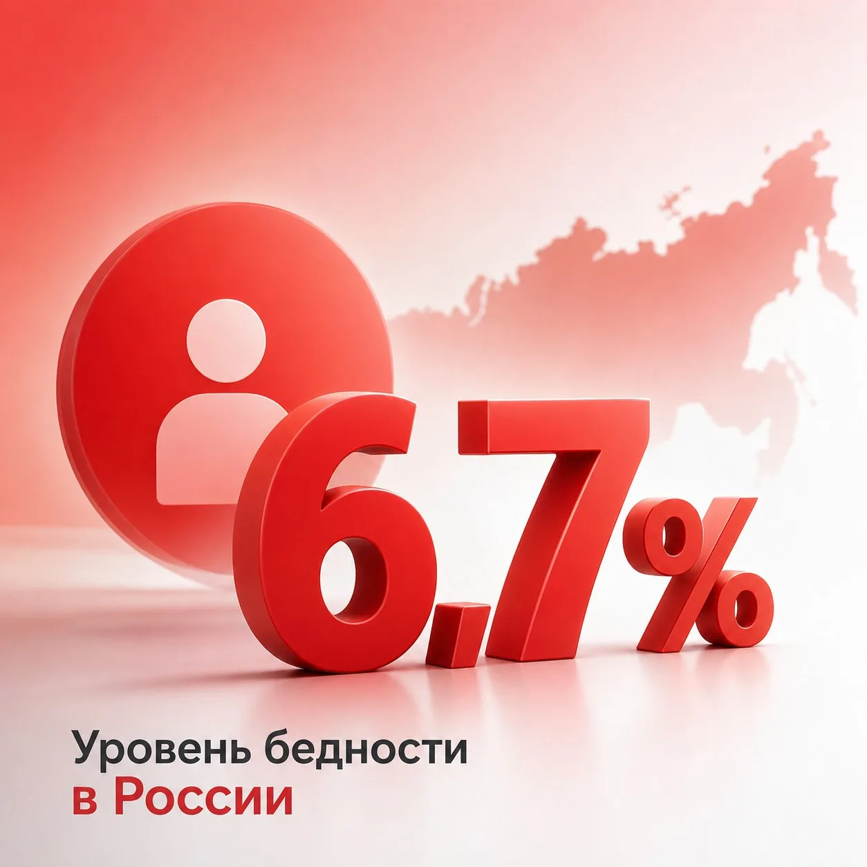 🗣 Уровень бедности в России достиг 6,7% — такие данные озвучил министр труда Антон Кот...