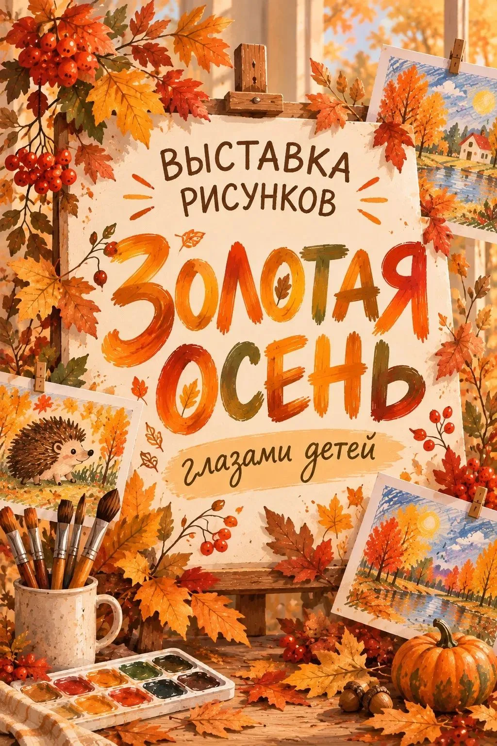 🎨 «Золотая осень» в красках юных художников! 🍁