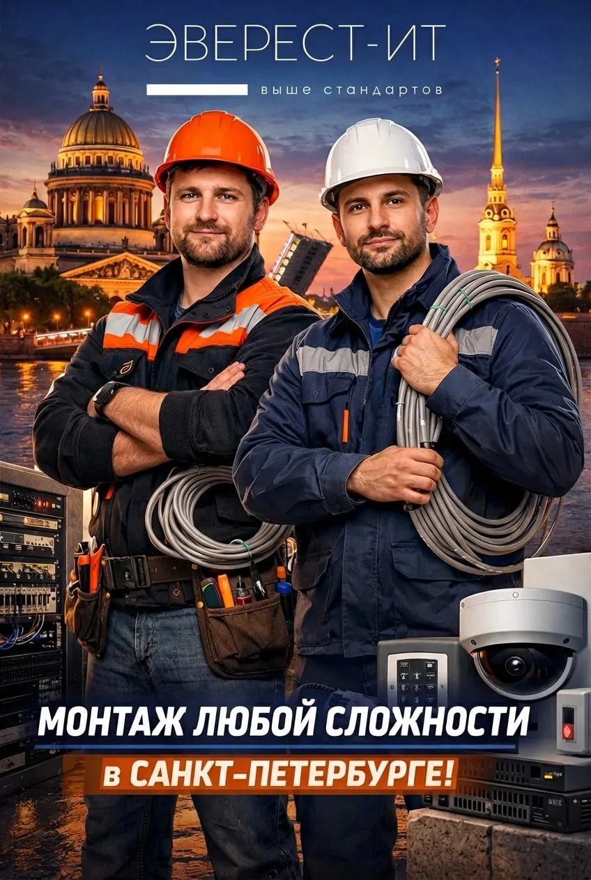 🧊 ЭВЕРЕСТ-ИТ: Покорим любую высоту монтажа в Северной столице!