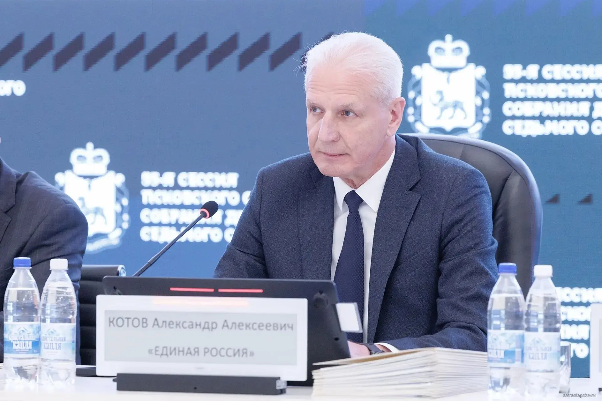 «Дом Советов»: председатель Законодательного Собрания Псковской области Александр КОТОВ...