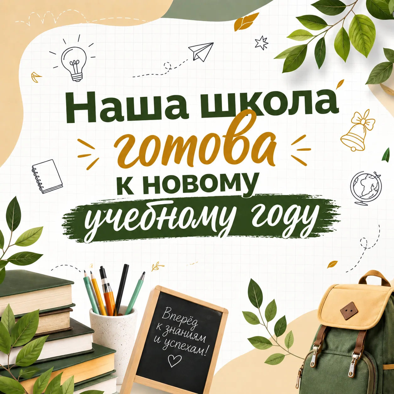 Наша школа готова к новому учебному году 🏫