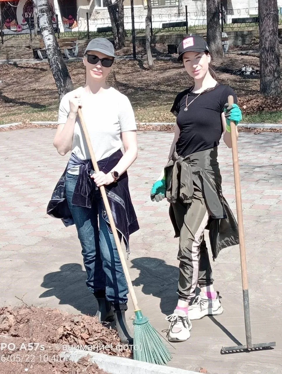 ❗️Сегодня работники финансового управления внесли свой вклад в благоустройство города: ...