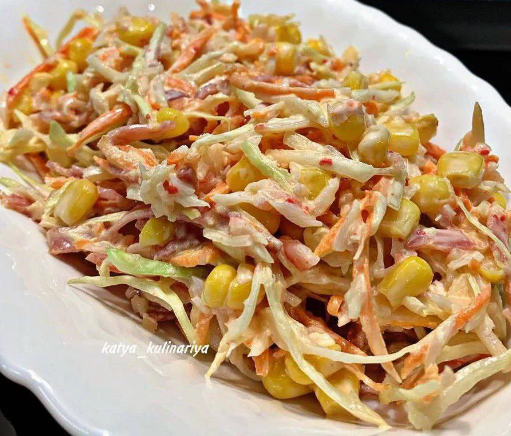 Вкусный салатик🥕🥬