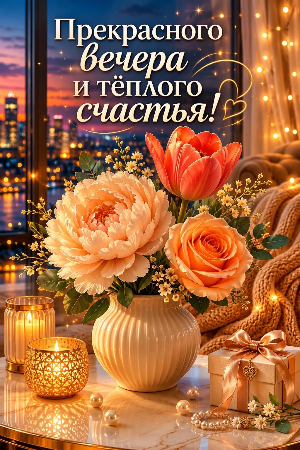 Закатный лучик на волне качаясь,