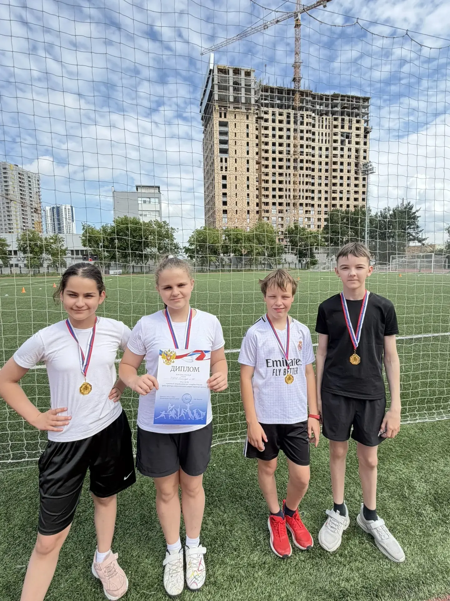 Наши чемпионы! Поздравляем с блестящим результатом на районной легкоатлетической эстафете "Юность"  