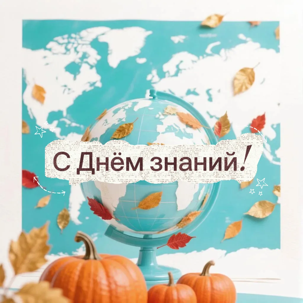 С Днём знаний! 🍂✈️