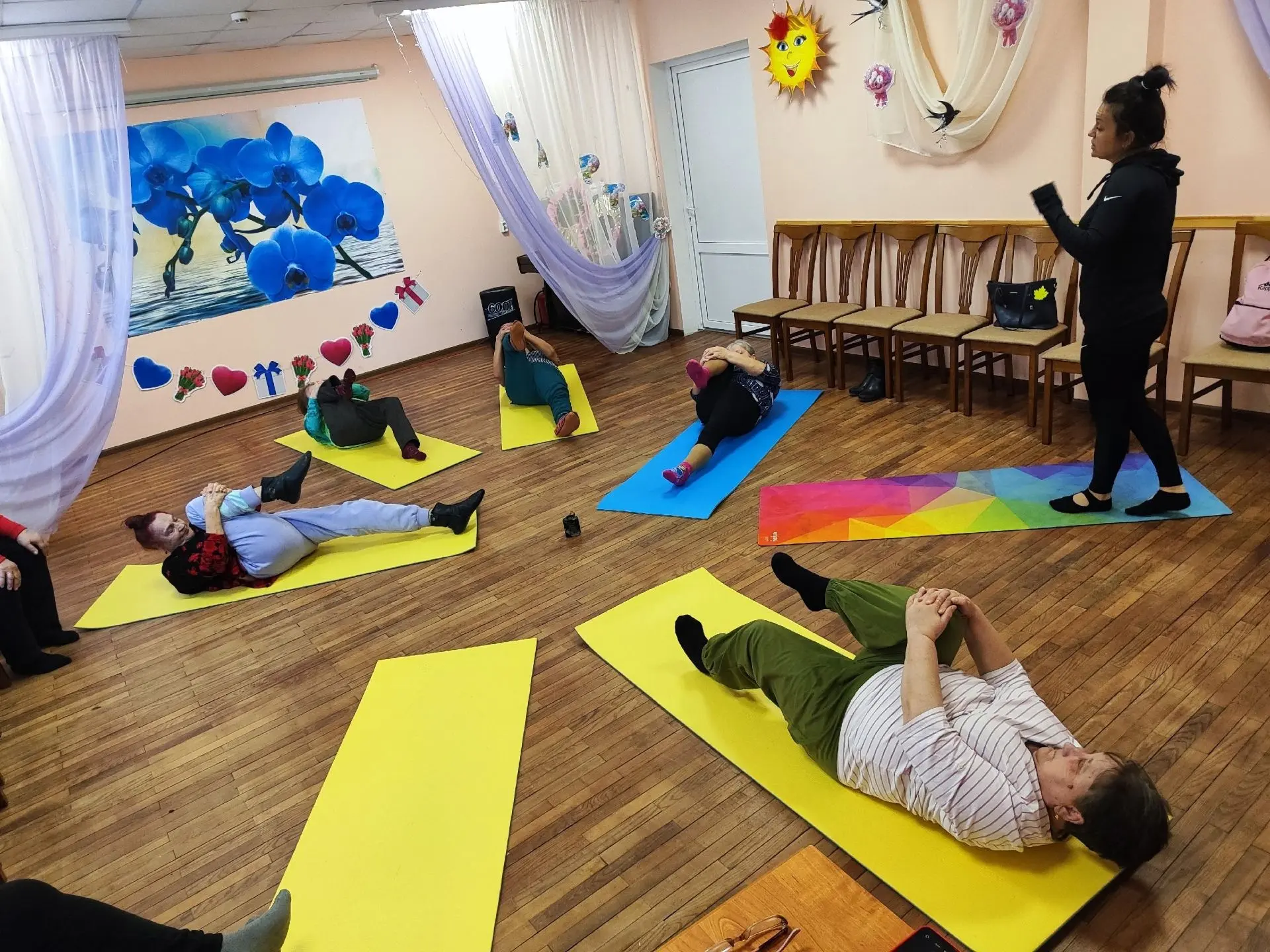 🌟Гармония тела и духа ⁣ 🏡В "Клубе золотого возраста" Монастырщинского комплексного центра социальног