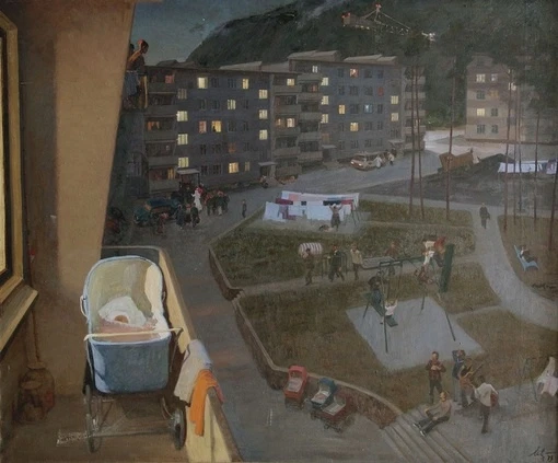 Вечер в саянских Черемушках от Анатолия Левитина.

@academicart