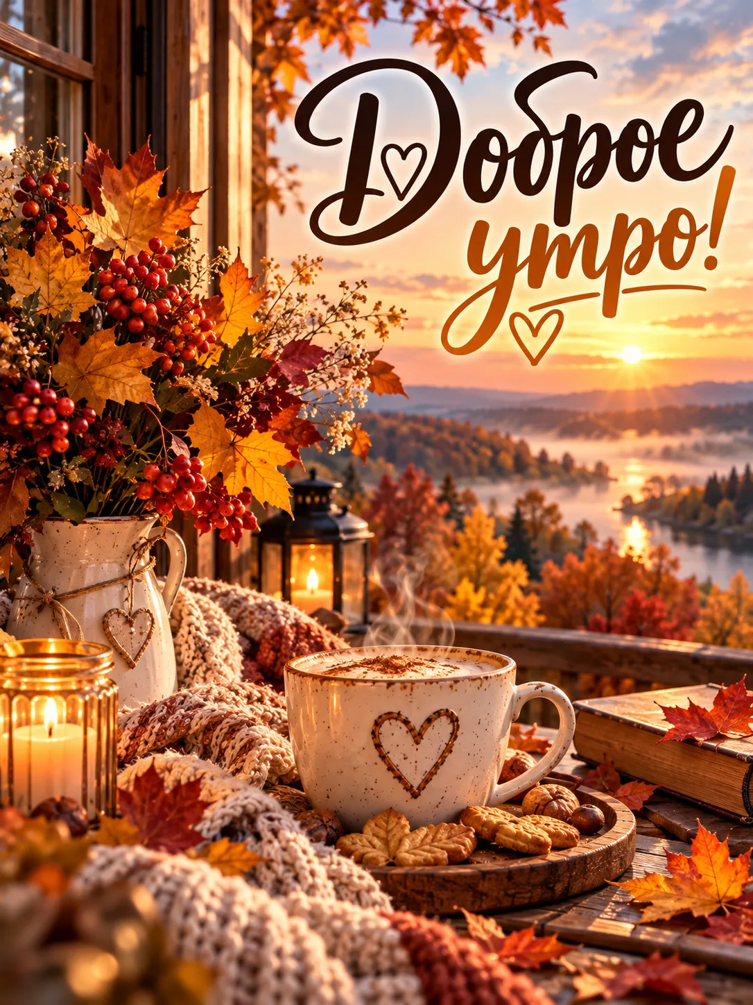 Доброе осеннее утро! 🍂☕️❤️