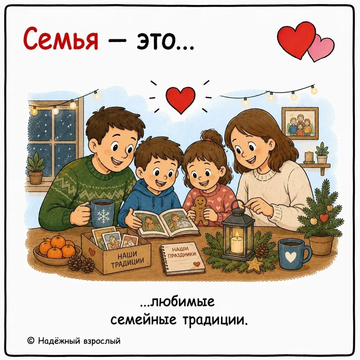 Семья — это не только громкие слова и красивые даты в календаре.