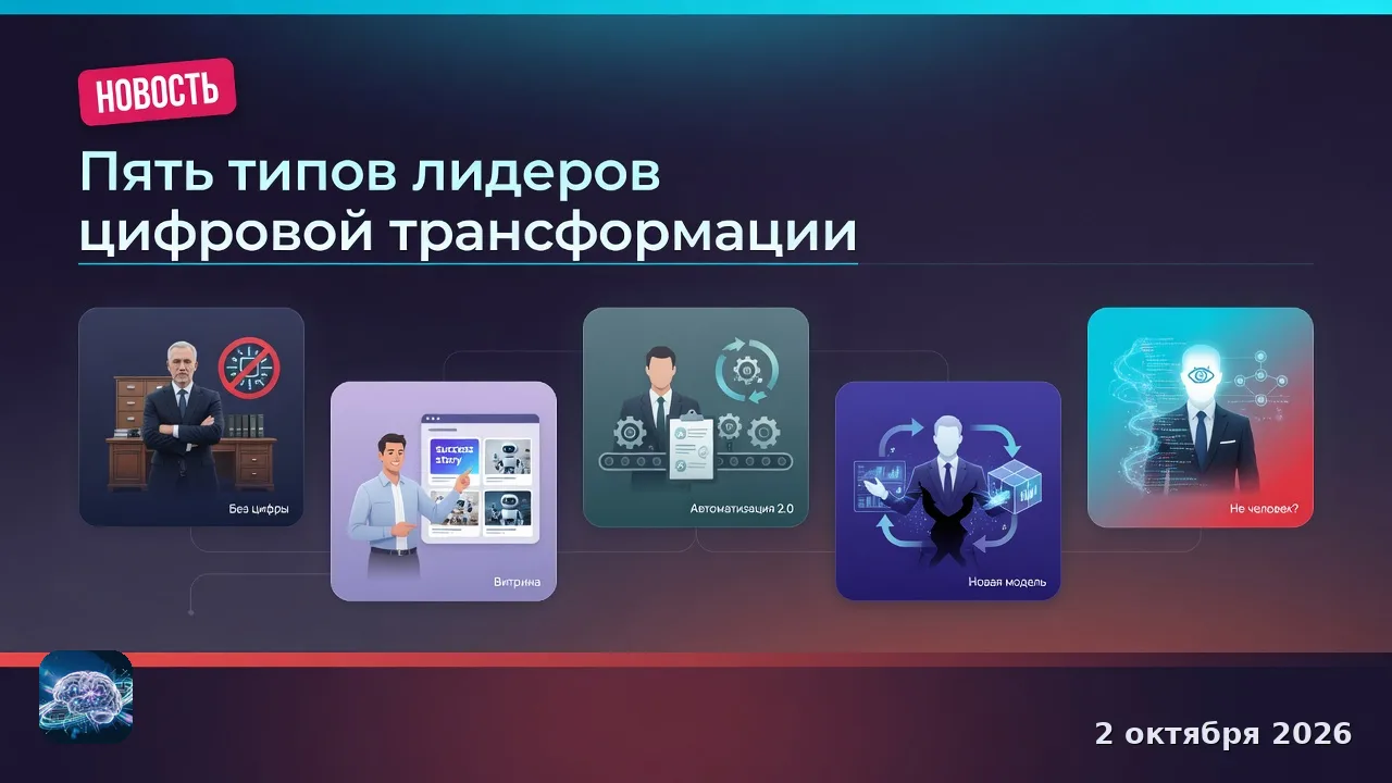 Пять типов лидеров цифровой трансформации