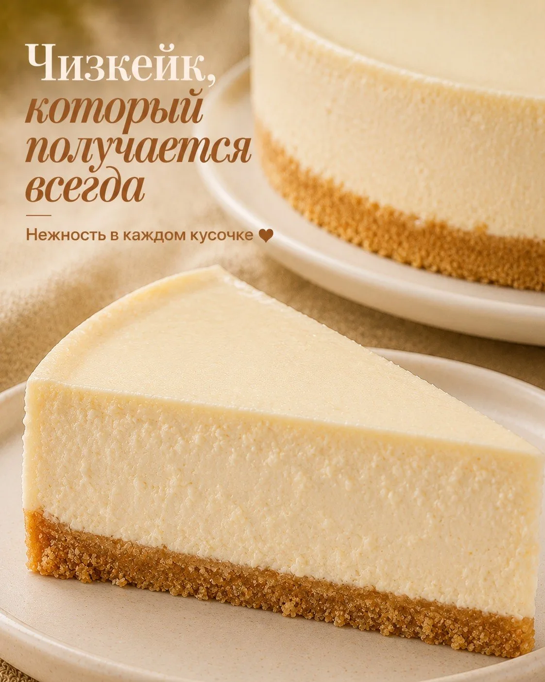 🍰 Классический чизкейк
