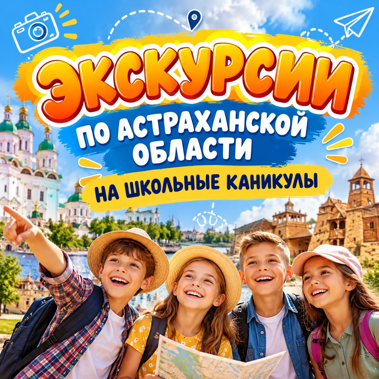 🎒 ЭКСКУРСИИ ПО АСТРАХАНСКОЙ ОБЛАСТИ НА ШКОЛЬНЫЕ КАНИКУЛЫ!