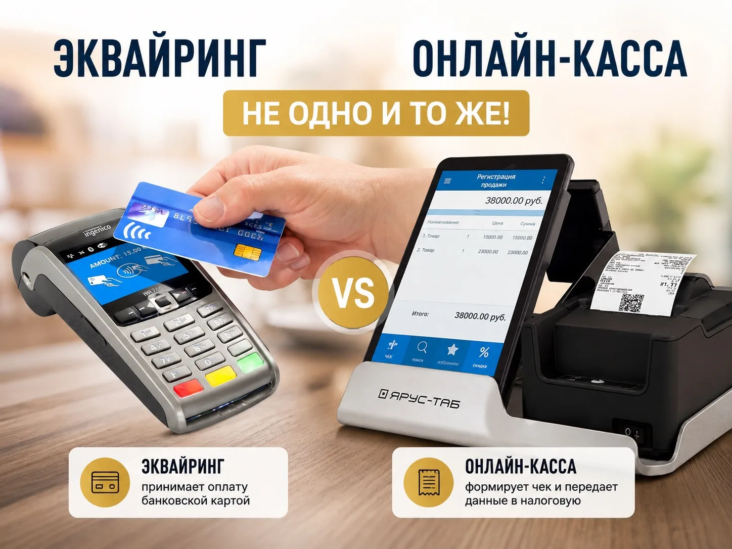 «У меня есть эквайринг — значит, касса мне не нужна» 🤔