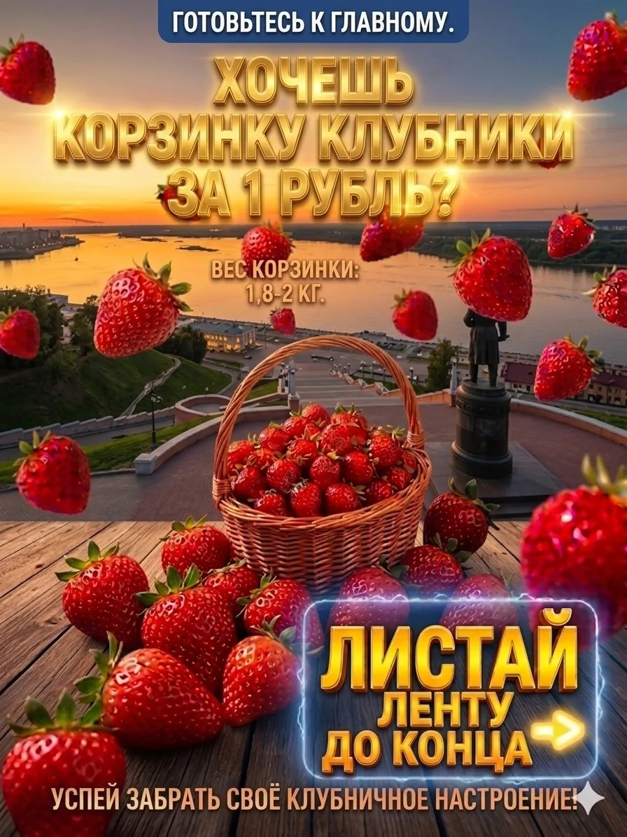 🍓 КЛУБНИЧНЫЙ БУМ НА НИЖЕГОРОДСКОМ РЫНКЕ! 🍓

Вы просили — мы сделали! Такого еще не было: невероятн