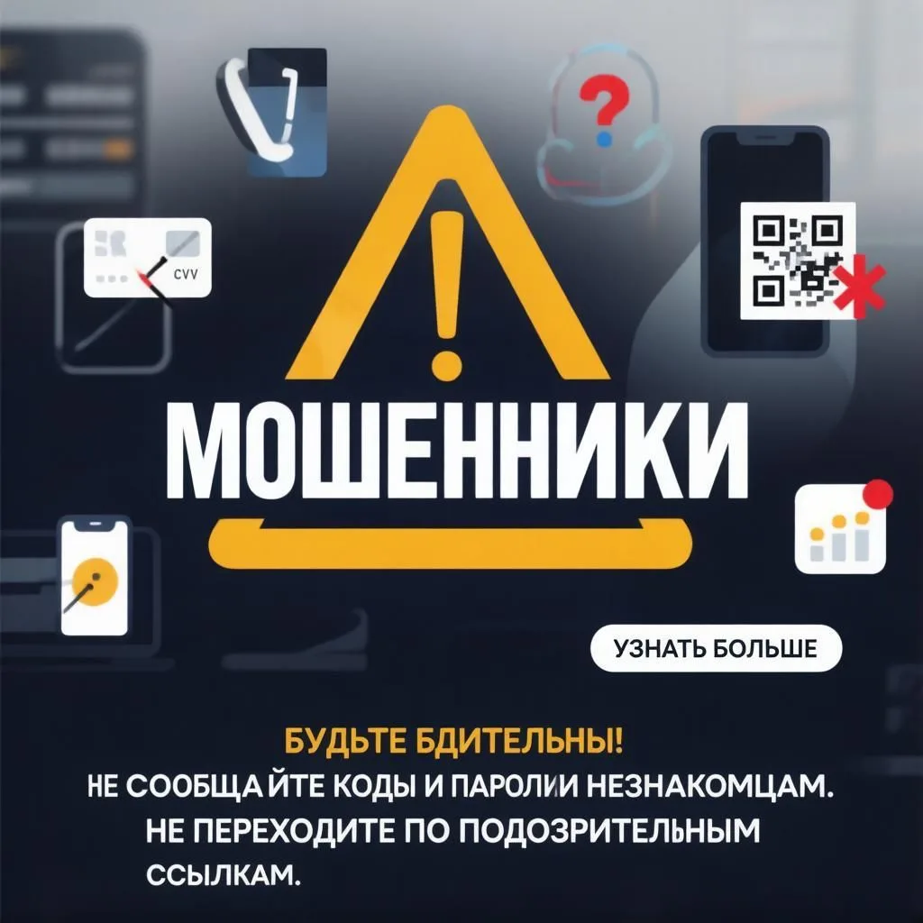 ВНИМАНИЕ, МОШЕННИКИ!
 
Злоумышленники придумывают все новые схемы обмана.
 
ТОП-5 схем мошенничества