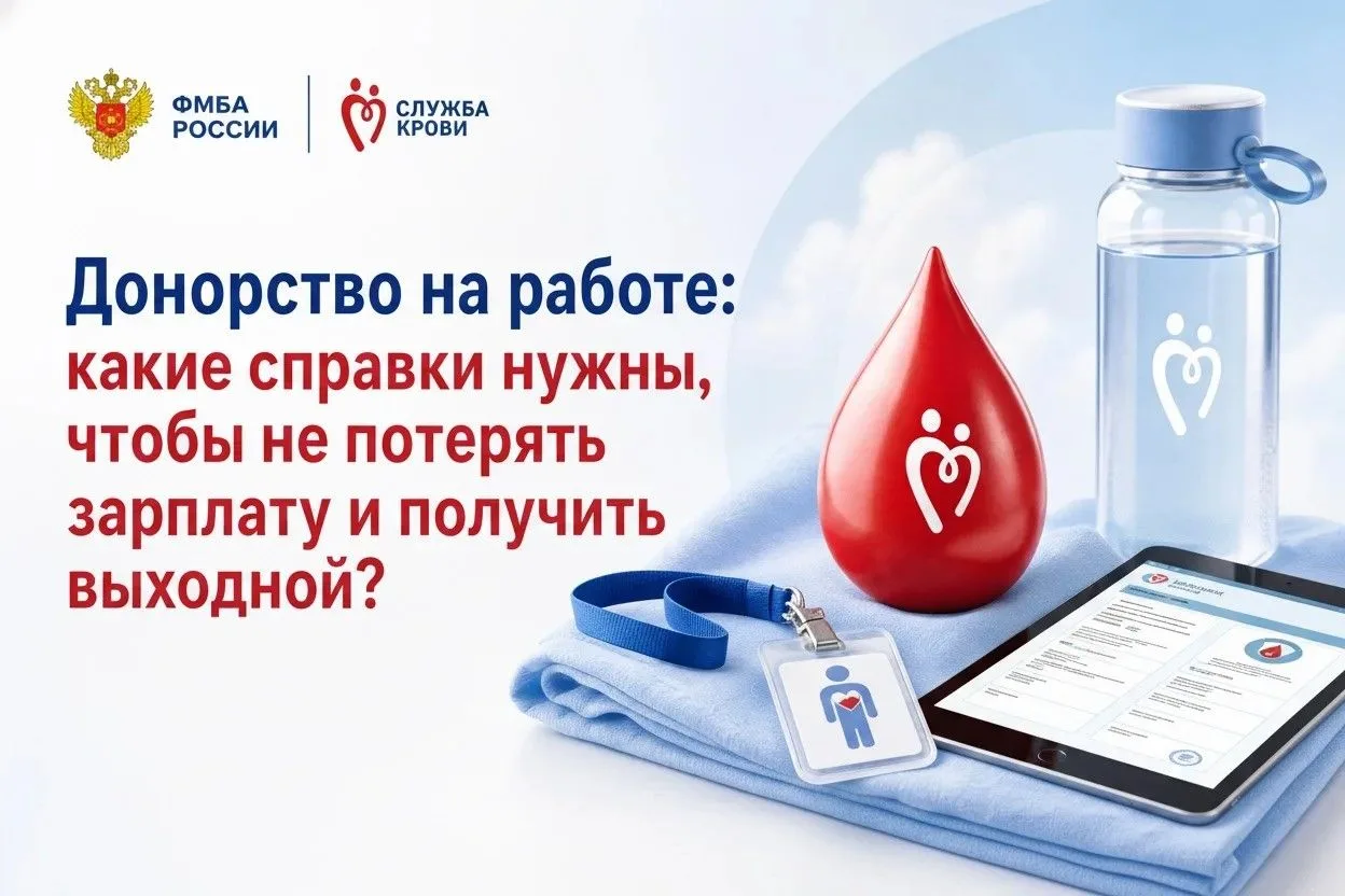 ❗️Донорство и работа: как оформить выходной и сохранить заработную плату