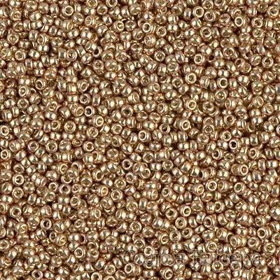 Японский бисер MIYUKI ROUND RR-11-4204 Duracoat Galvanized Champagne