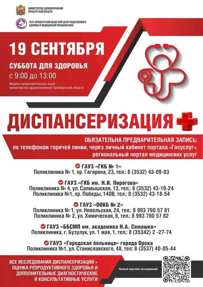 📍 Не пропустите  «Диспансеризацию +»