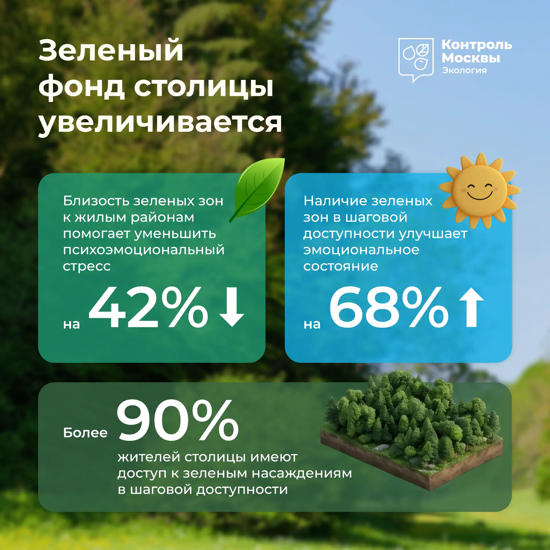 🌳 Природные легкие столицы: как Москва обновляет парки и скверы