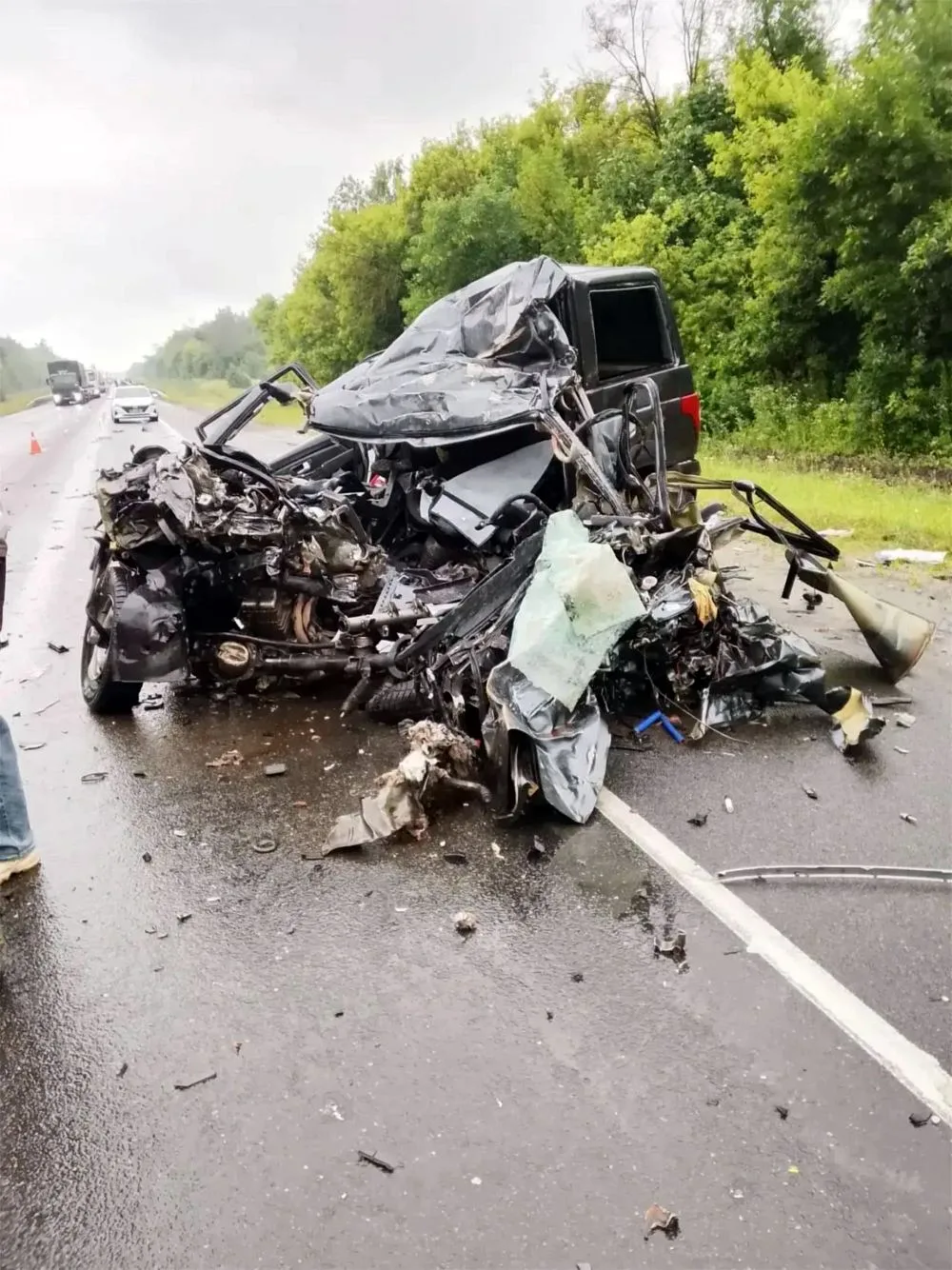 4 июня в 09.20 часов на 475 км автодороги М-2 «Крым» (недалеко с Чермошнянским поворото...