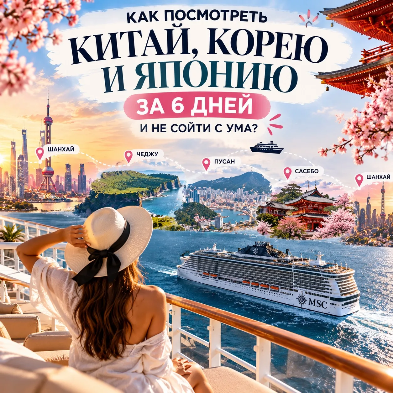 ⚡️ КАК ПОСМОТРЕТЬ КИТАЙ, КОРЕЮ И ЯПОНИЮ ЗА 6 ДНЕЙ И НЕ СОЙТИ С УМА? 😂