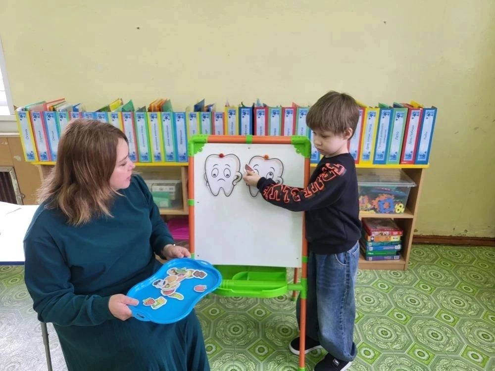 "Здоровые зубки" - под таким девизом прошло занятие в группе "Звездочки".