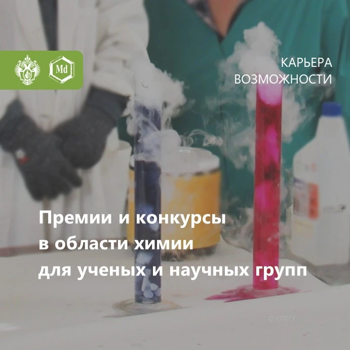 ✅ Премия Президента Российской Федерации для молодых ученых за 2026 год (Российский научный фонд)

Н