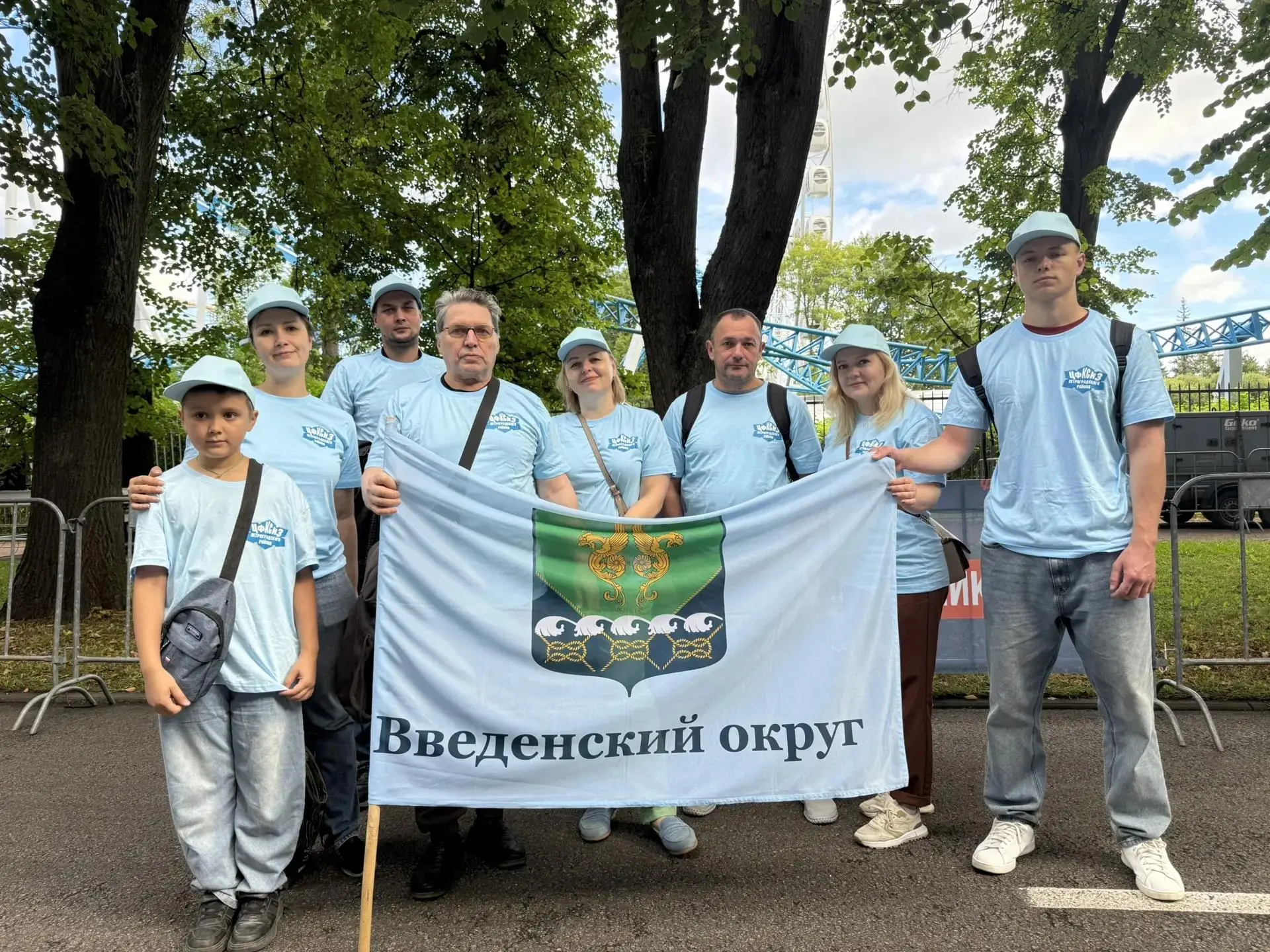 Команда округа Введенский присоединилась к празднованию Дня физкультурника