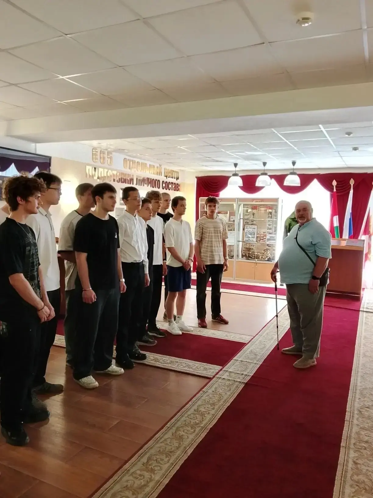 В канун праздника дня России группа обучающихся Калужского филиала ПГУПС, состоящая из наиболее успе