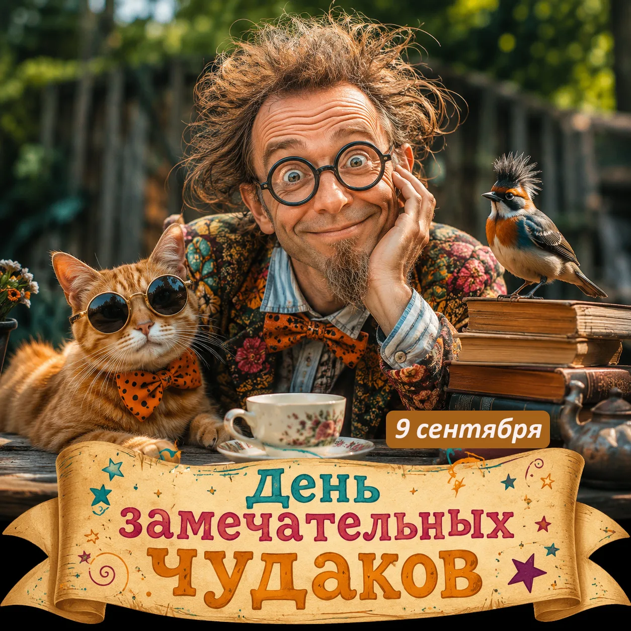 🎩 Сегодня День замечательных чудаков!
