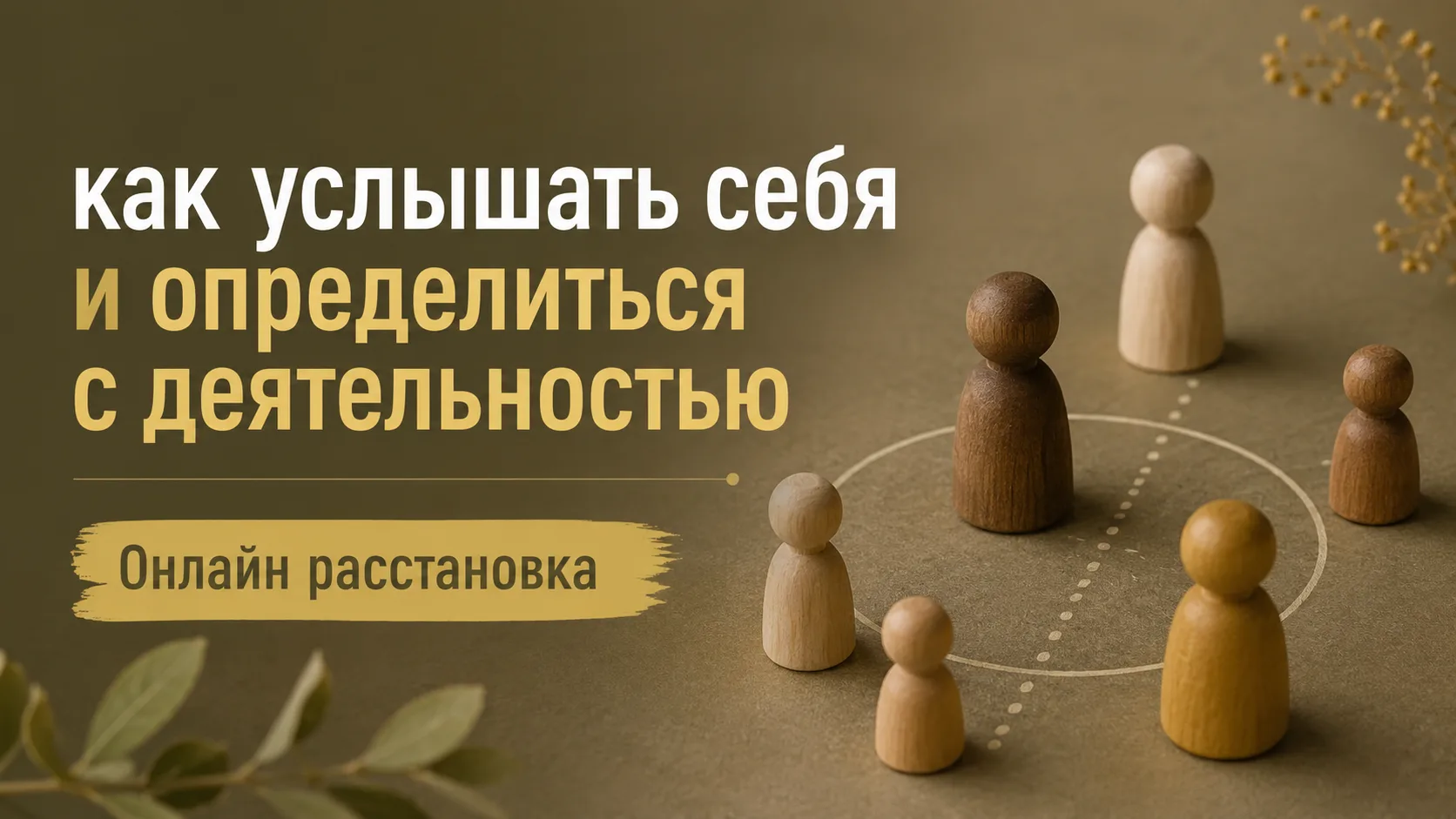 27 августа в 12:00 (МСК) в канале будет онлайн расстановка на тему: