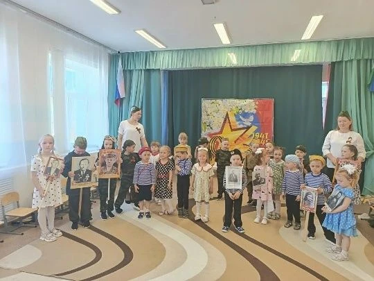 В преддверии великого праздника — Дня Победы в детском саду прошло тематическое меропри...