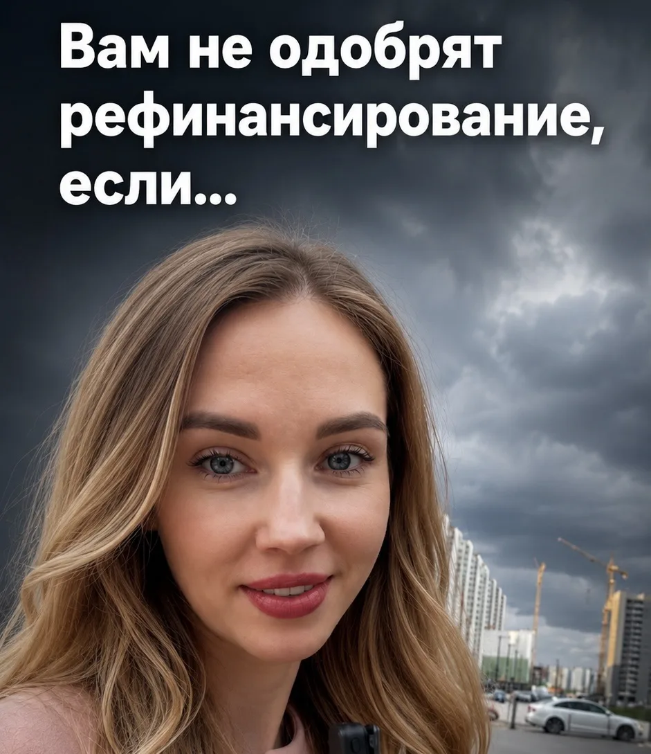 🏦 Вам НЕ одобрят рефинансирование ипотеки, если…