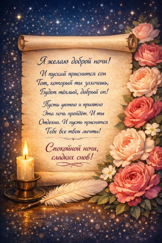 СПОКОЙНОЙ НОЧИ!