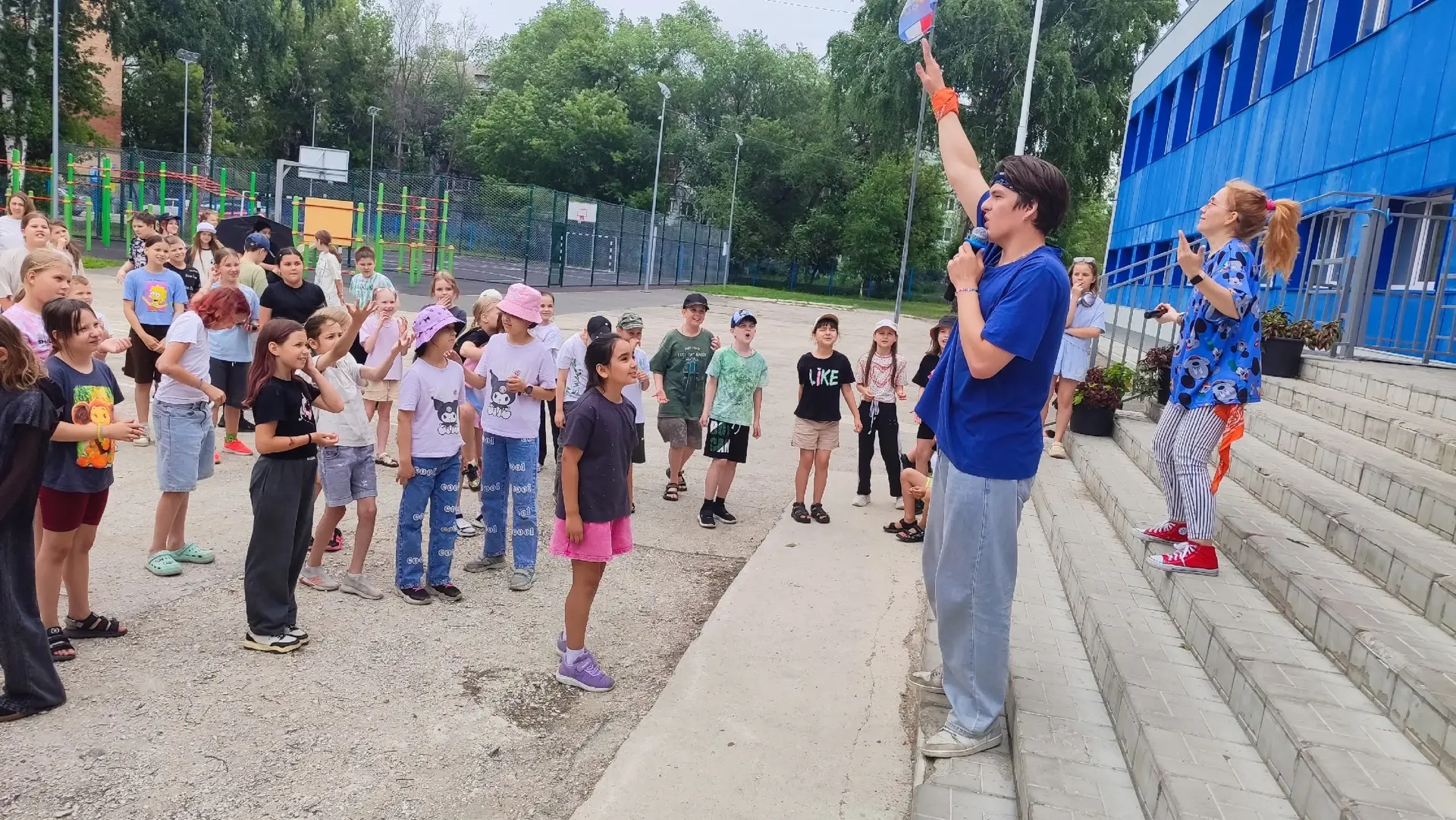 Дождь? Не помеха! 🌧️💪

Сегодня даже пасмурная погода не смогла испортить настроение ребятам в наше