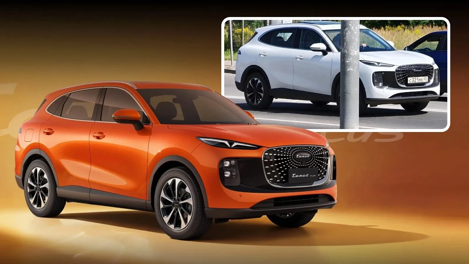 Кроссовер Tenet Plus L6 на базе китайского Lepas L6 от Chery заметили в России до офици...