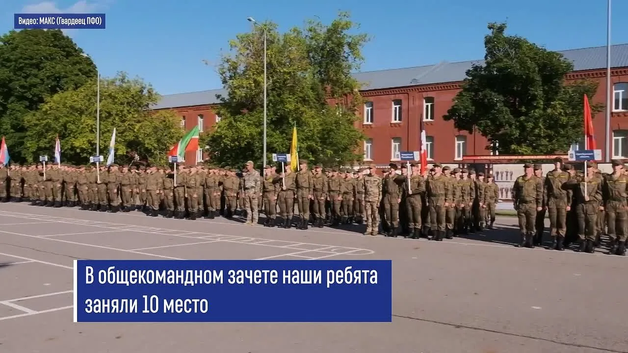 Сборная Удмуртии вернулась домой с военно-патриотических сборов ПФО «Гвардеец», которые...