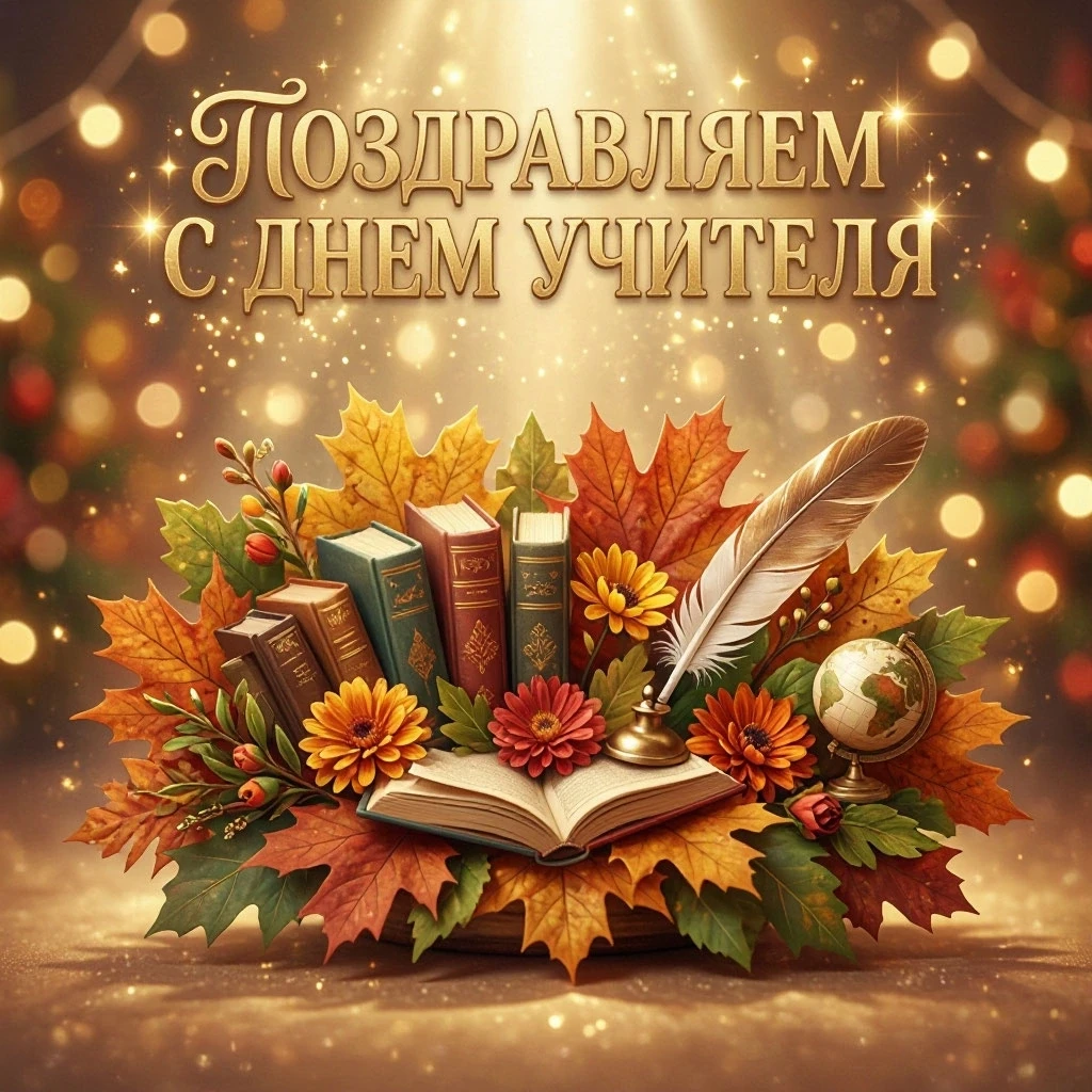 🌸 С Днём учителя, дорогие наши педагоги!