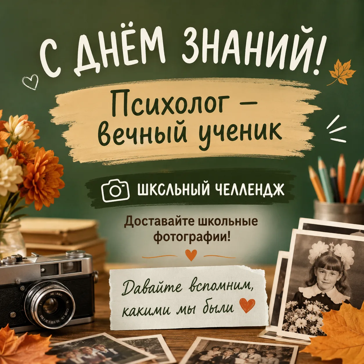 🍂 С ДНЁМ ЗНАНИЙ, КОЛЛЕГИ!