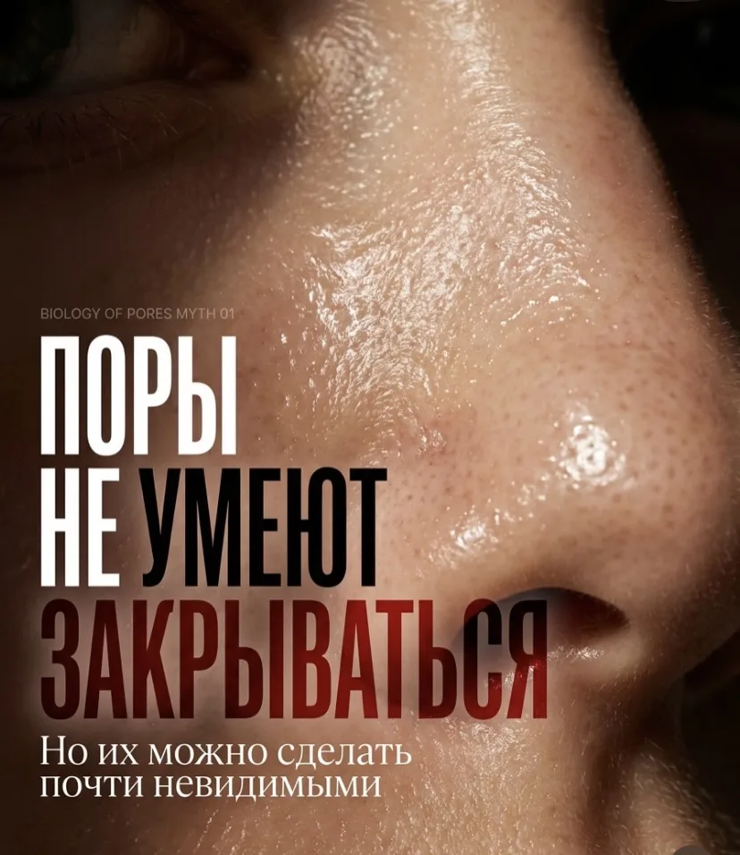 📌 Про поры: увидела интересный текст, но есть что добавить