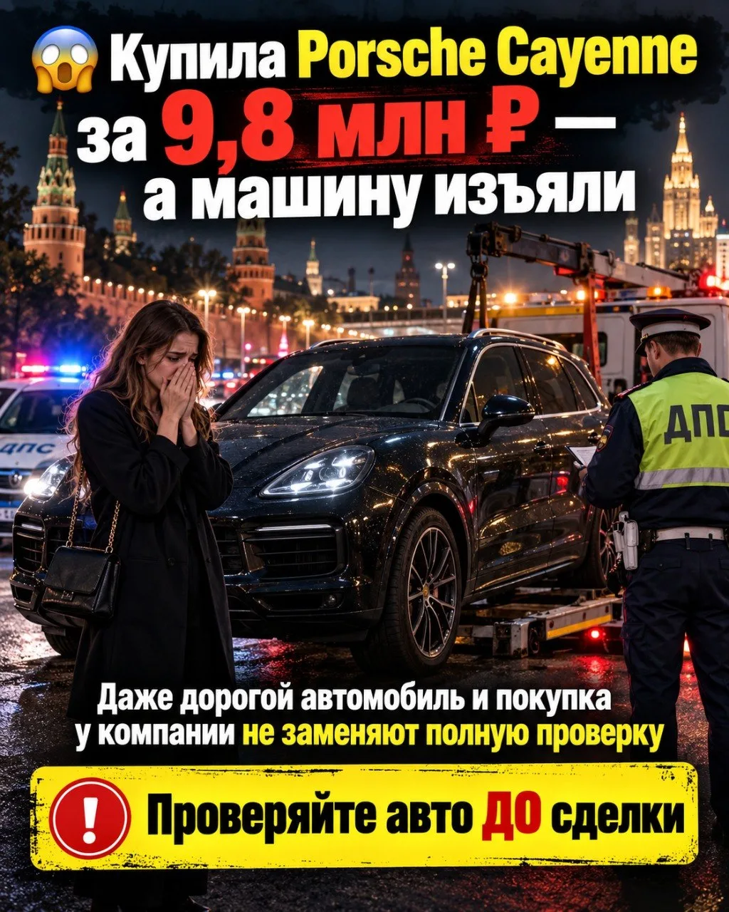 😱 Купила Porsche Cayenne за 9,8 млн ₽ — а через два года машину просто изъяли