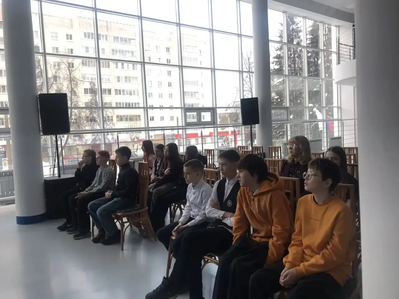 Сегодня, 28 января, учащиеся 6 А класса, вместе с классным руководителем , посетили мероприятие патр