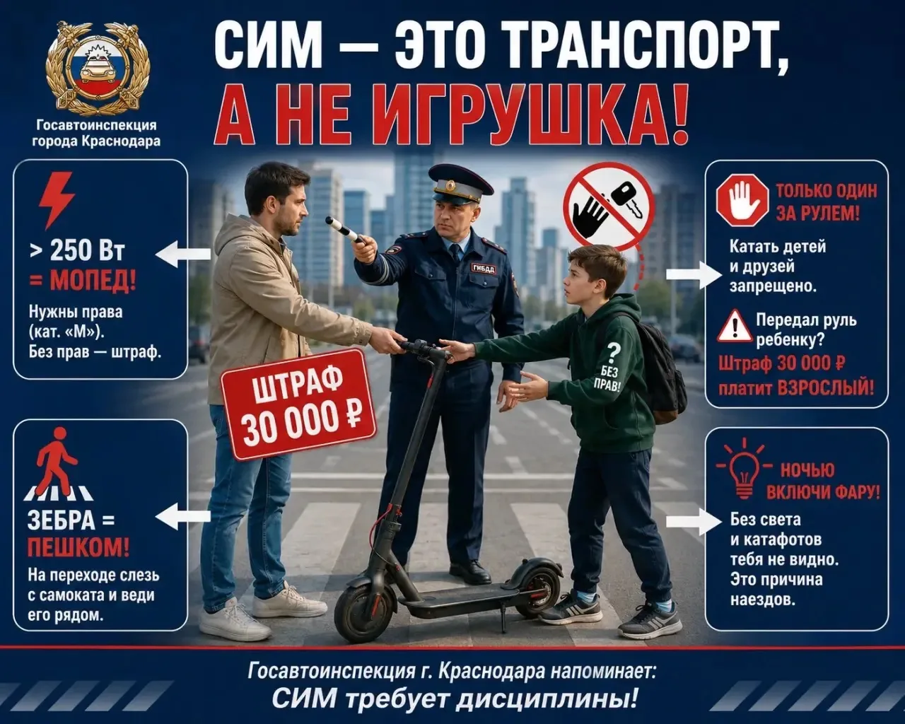 Уважаемые граждане! В связи с ростом популярности средств индивидуальной мобильности, Г...