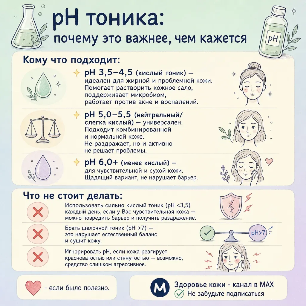 🧪 pH тоника: почему это важнее, чем кажется