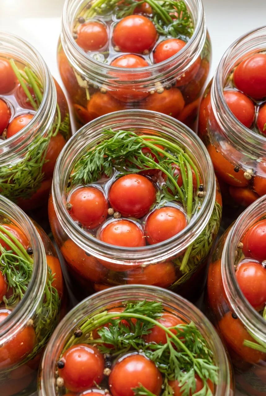 Морковная ботва удивительно тонко меняет вкус помидоров, и за это я особенно люблю таку...