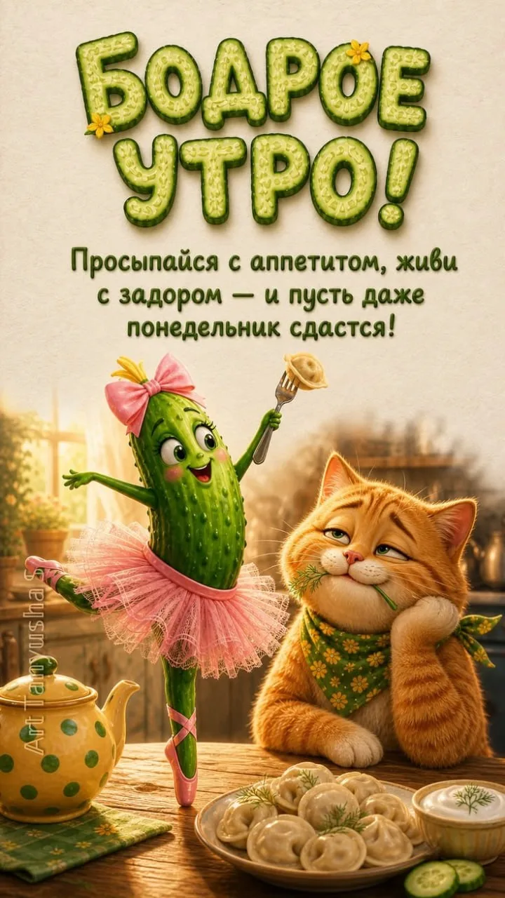 Бодрого утречка 🤸

Поздравляшка 🩵