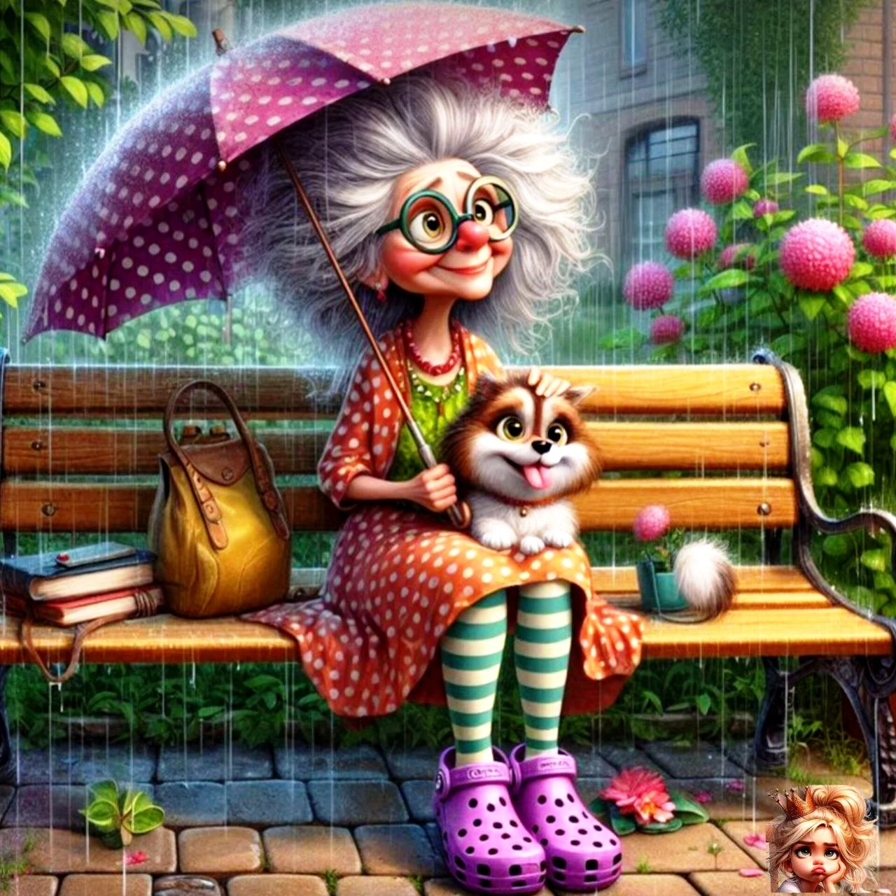 ☔ Гулять надо в любую погоду..